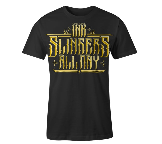 Inkslingers 'All Day' Black Tee Shirt