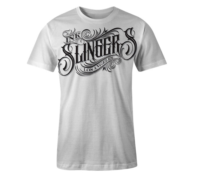 Inkslingers 'SLINGERS' White Tee Shirt